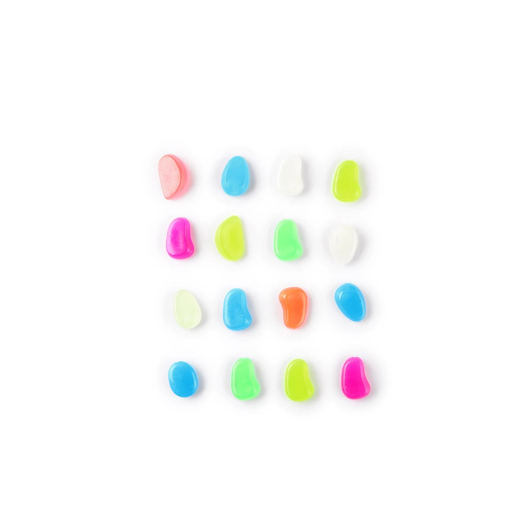 COZZINE 100 шт. галька светящиеся камни светятся в темноте Сад Аквариум DIY украшения