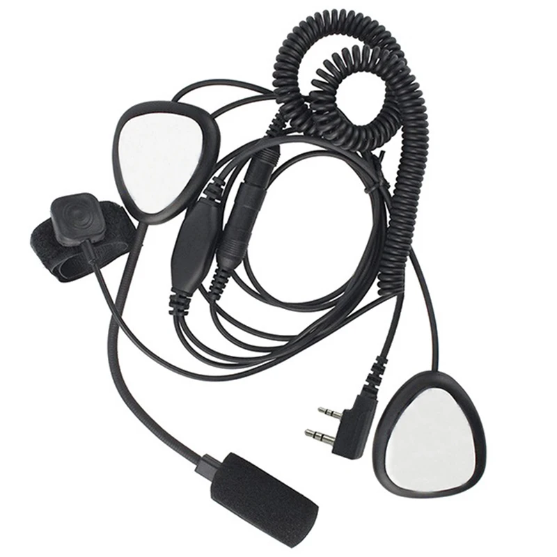 Полное обновление Finger PTT мотоциклетный шлем гарнитура микрофон для KENWOOD TYT BAOFENG UV 5R