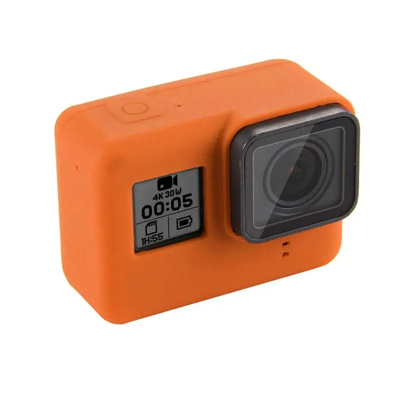 Силиконовый чехол для камеры PULUZ Hero7 черный Go PRO 7/6/5 защитный GO 7|Аксессуары