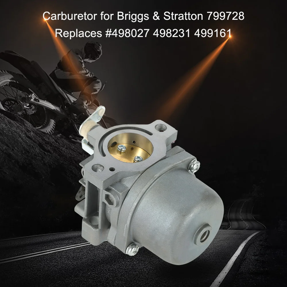 KKMOON алюминиевый Карбюратор ДЛЯ Briggs & Stratton 799728 Заменяет #498027 498231 499161|Карбюратор| |