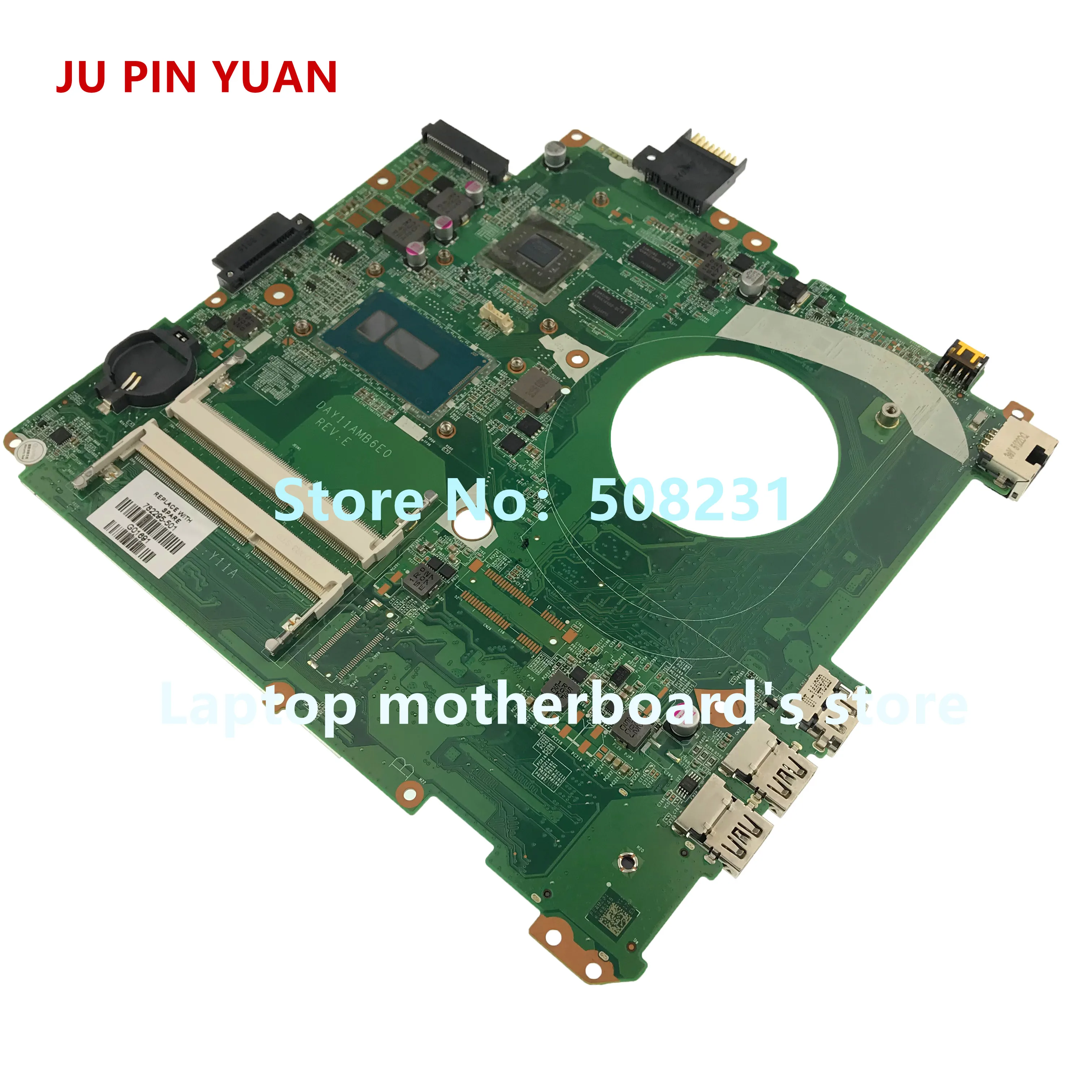 Материнская плата Ju pin yuan 782295-601 782295-001 для ноутбука HP ENVY 14-V 14T-V с 840M 2GB i7-5500U DAY11AMB6E0 |