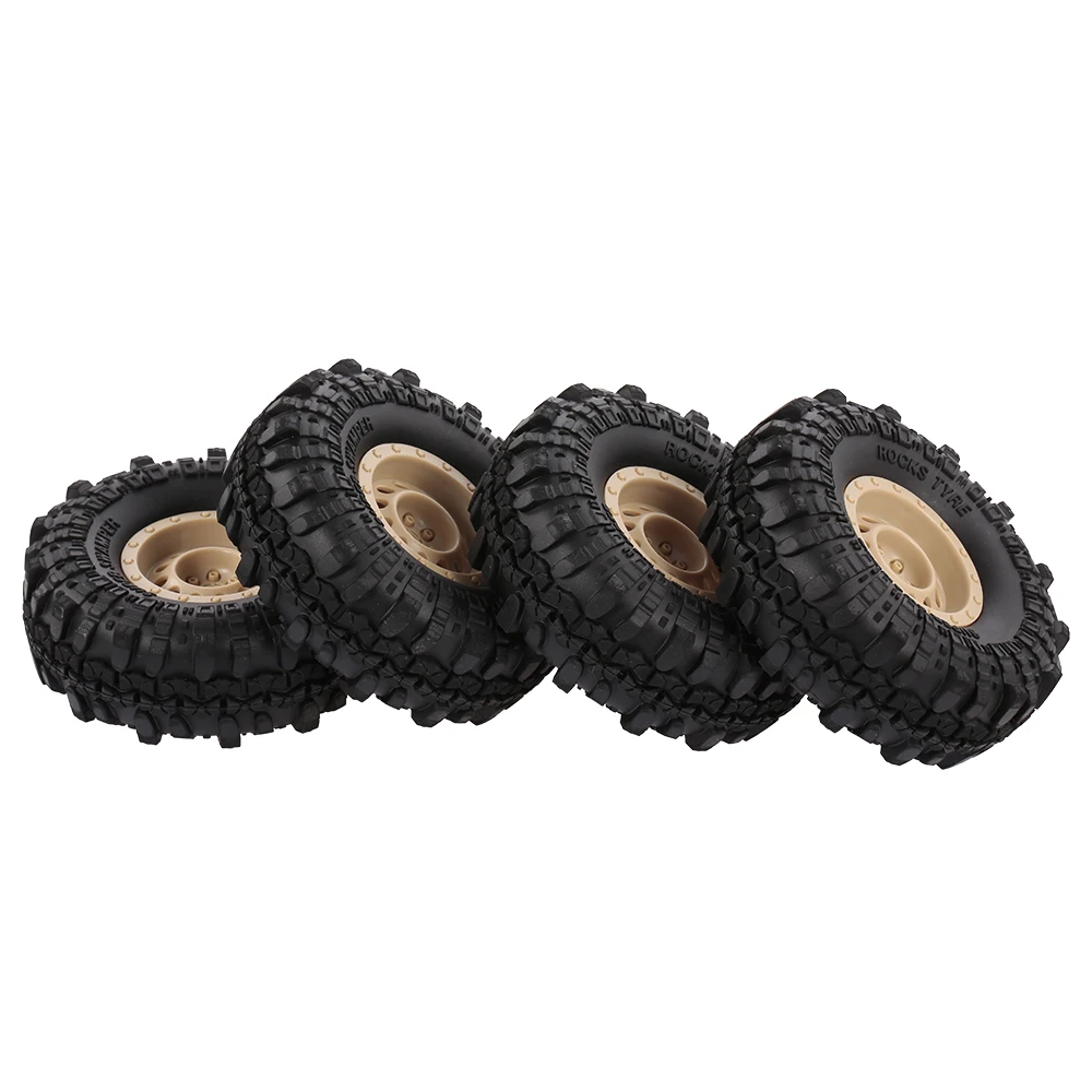 4 шт. AUSTAR резиновые шины 110 мм 1 9 дюйма колеса для 1/10 Traxxas HSP Redcat RC4WD Tamiya Axial SCX10 D90 HPI RC