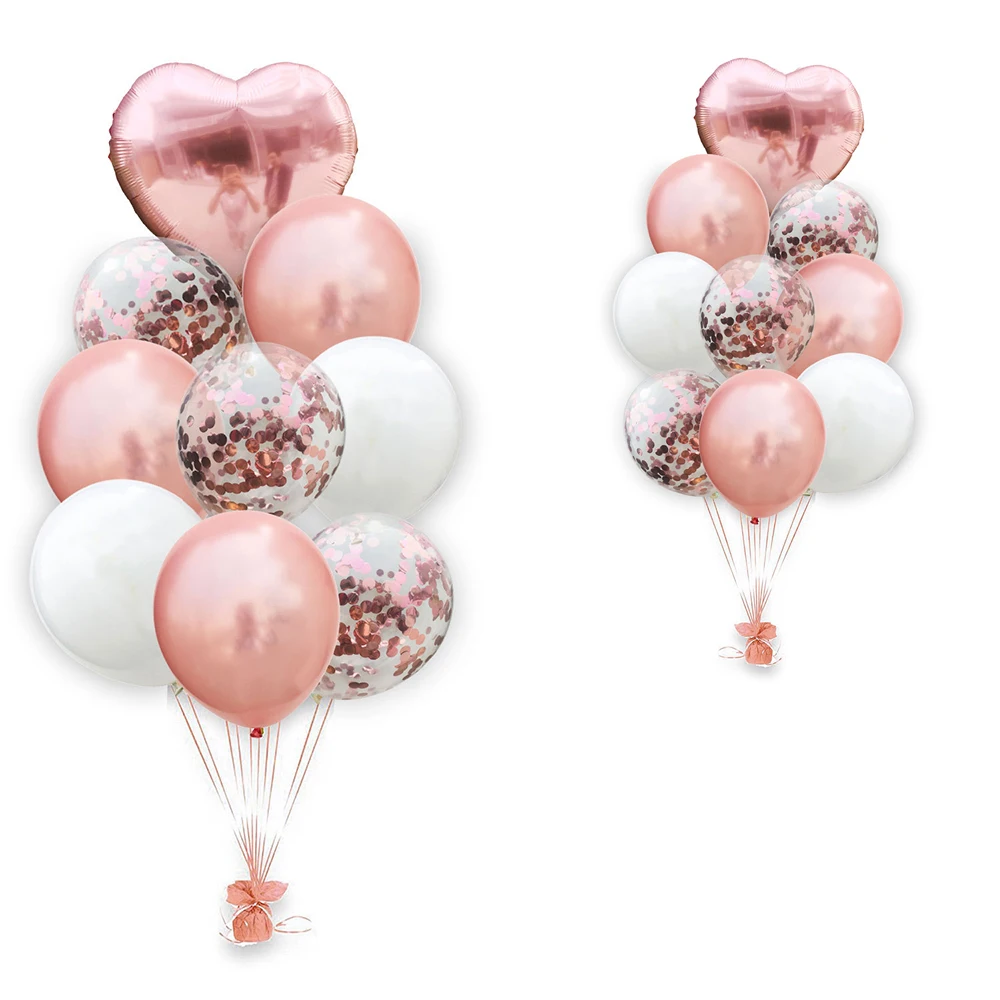Wedding Decoration 1Set Colorful Foil Balloon Confetti Air Ball Birthday Party Valentine'S Day Gift Surprise DIY Event | Дом и сад