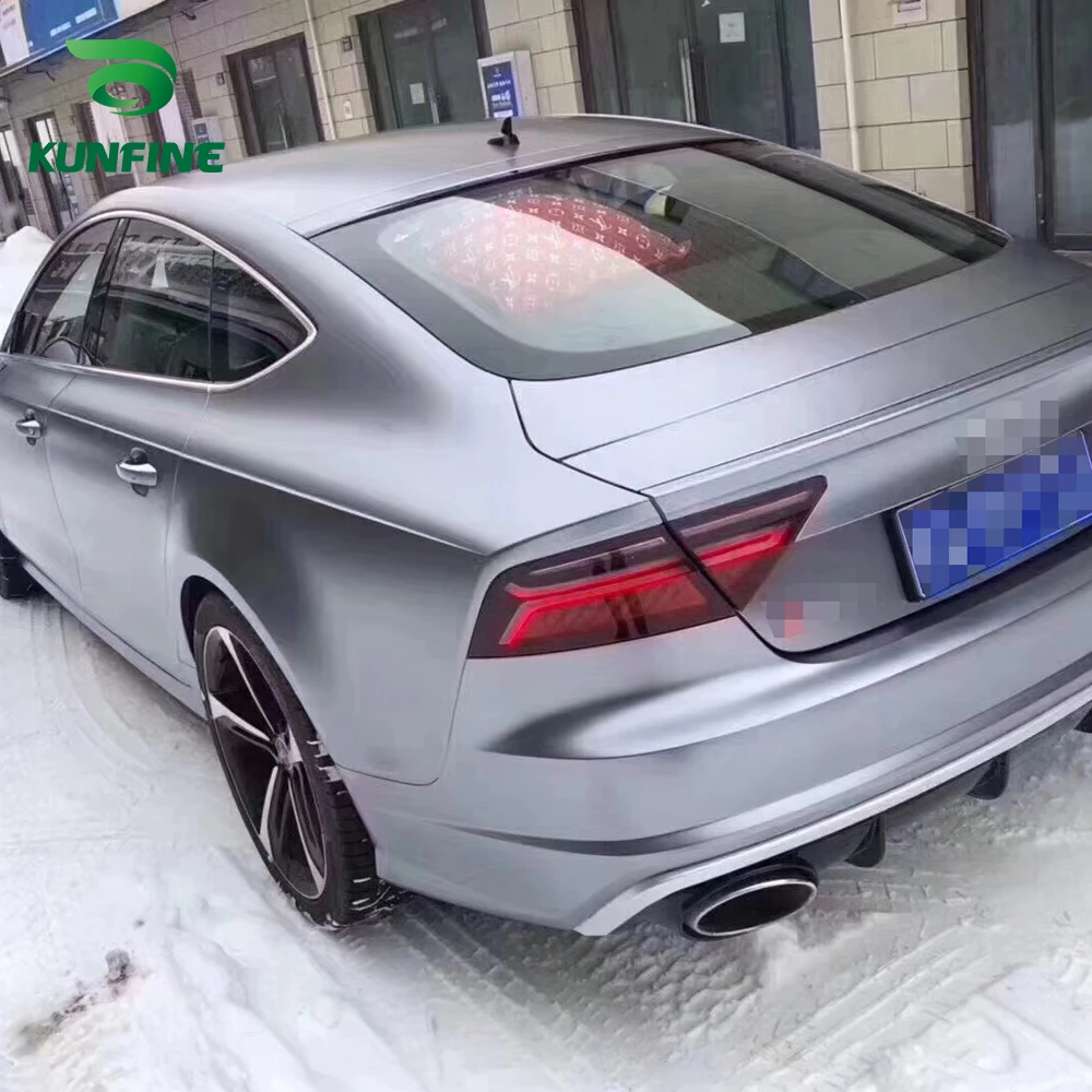 Стайлинг автомобиля электрооптическая титановая серая Автомобильная виниловая