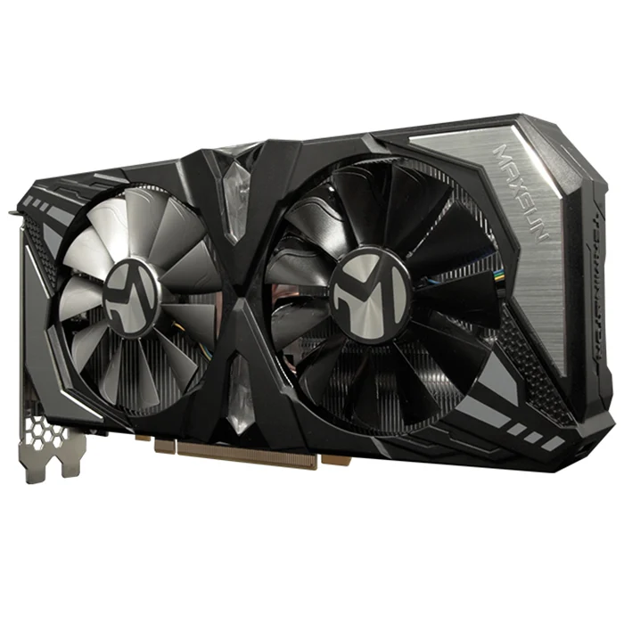 MAXSUN GeForce RTX 2060 Многофункциональные графические карты с плавным и прочным исполнением, емкостью памяти видео 6 ГБ, 1920 ядрами CUDA, X16 PCI включено.