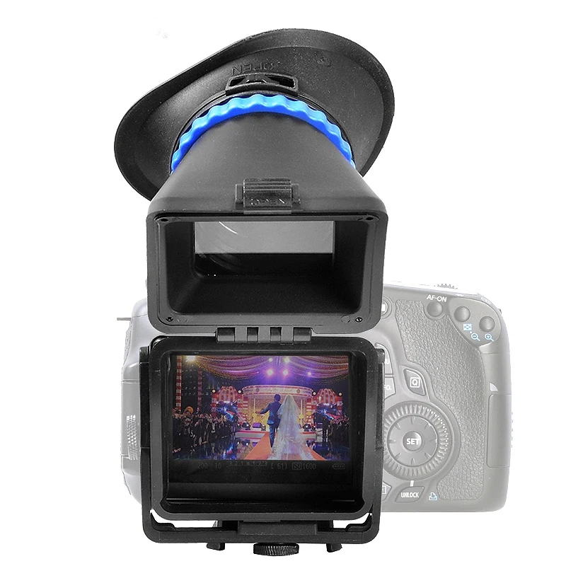 5D3 5D2 SLR 3 дюймов 2 флип ЖК дисплей Экран увеличительные очки видоискатель для Canon