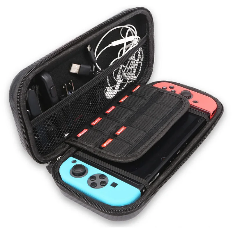Для nintendo Switch чехол для переноски из углеродного волокна Жесткий Портативный