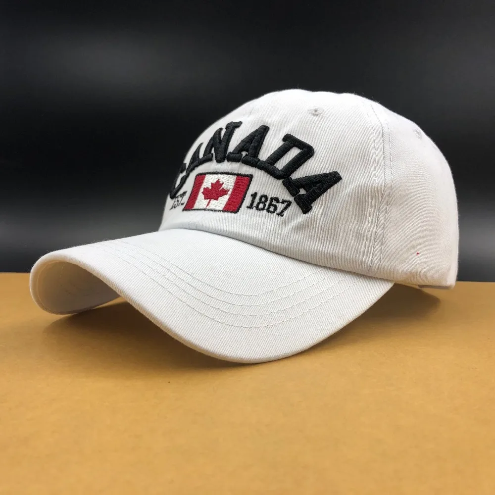 Канадские бейсболки с вышитыми буквами Snapback кепка для мужчин и женщин отдыха