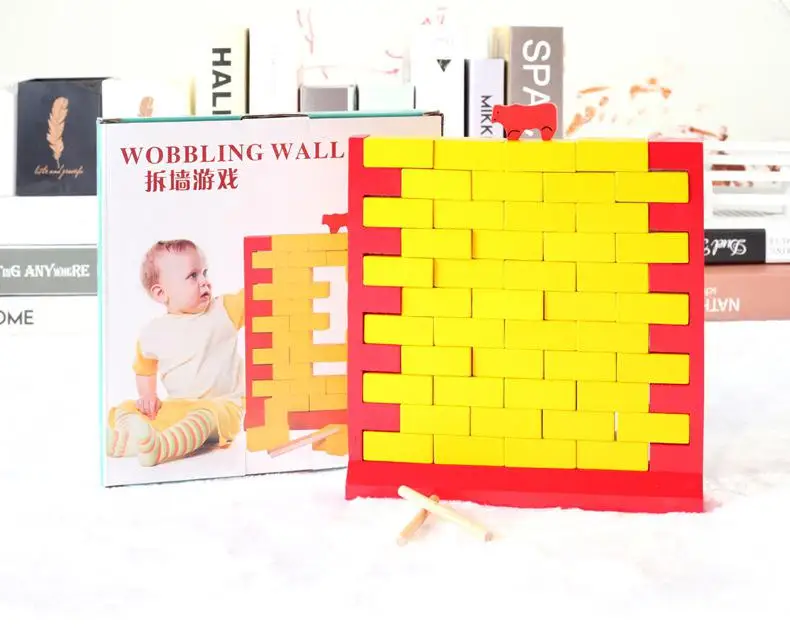 Детские деревянные кладки кирпича блоки настольная развивающая