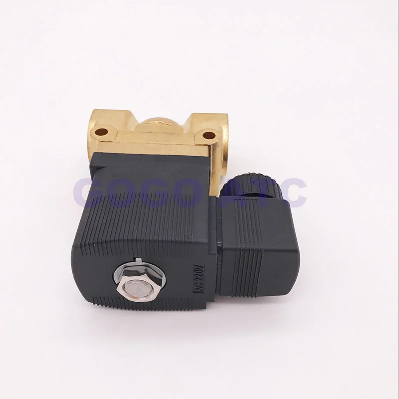 GOGO ATC 50bar высокотемпературный Соленоидный клапан высокого давления 3/8 BSP 24V DC
