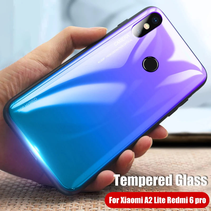 Чехол для телефона с градиентом Xiaomi mi 8 чехол из закаленного стекла xiomi lite se pro A2
