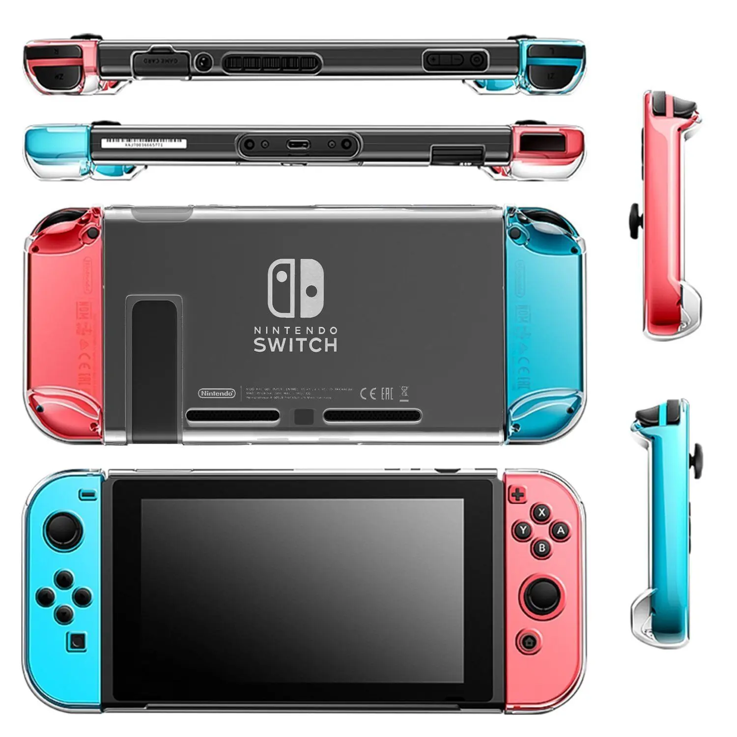 Прозрачный защитный чехол OSTENT для хранения консоли Nintendo Switch | Электроника