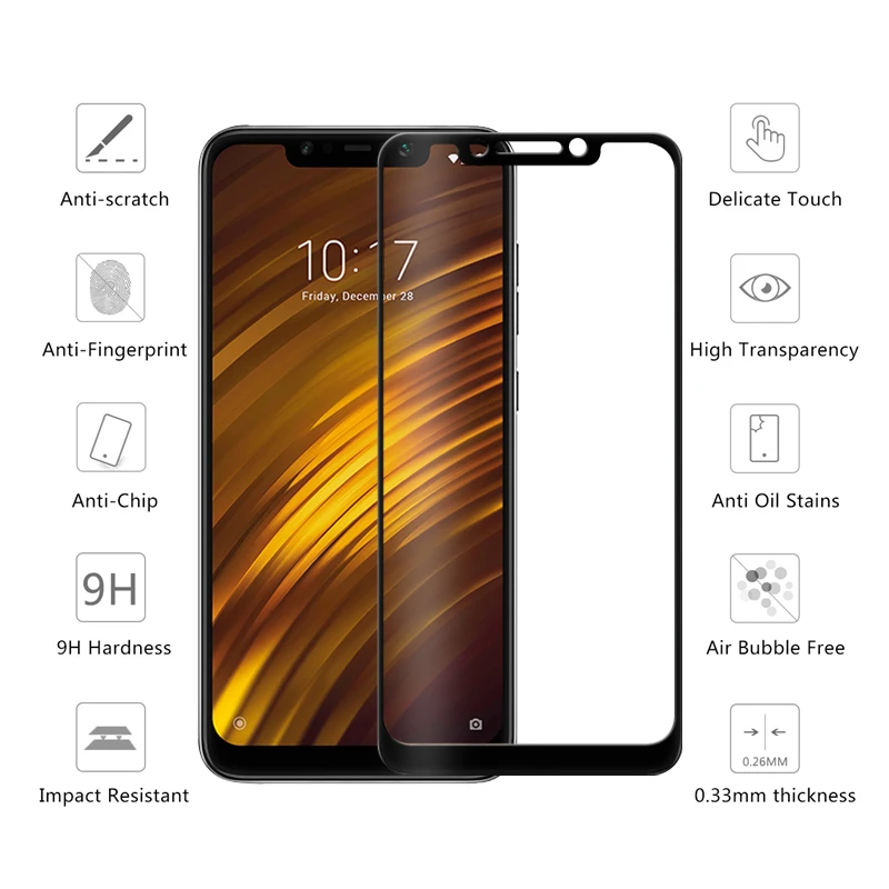 На xio mi a2 облегченное закаленное стекло Экран Защитная пленка для xiaomi 8 pro se lite