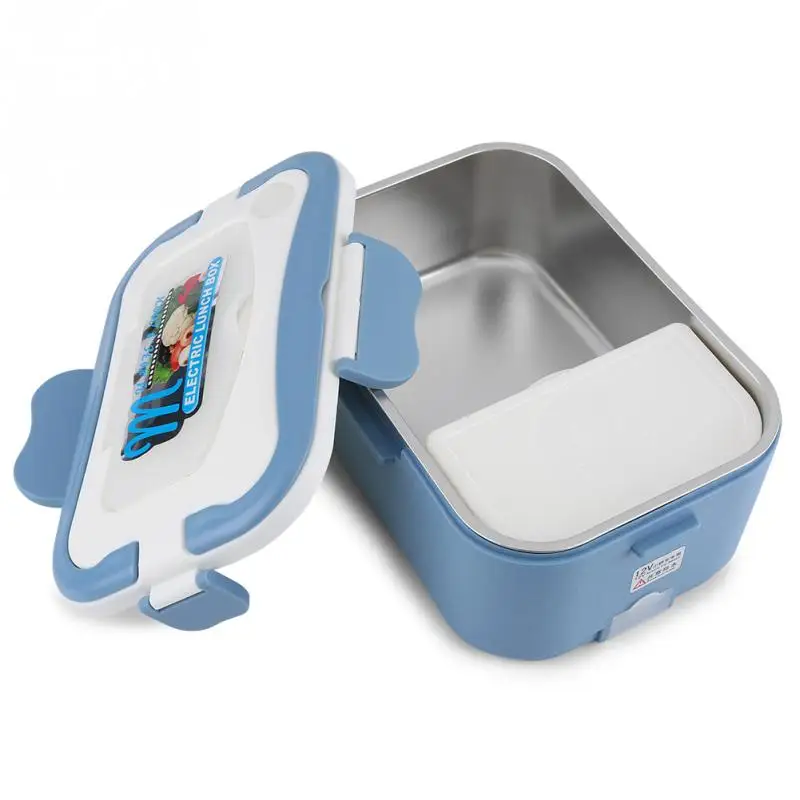 1.5L Portable 12V/24V Car Electric Heating Lunch Box Bento Food Warmer Container for Traveling Rice Cooker |