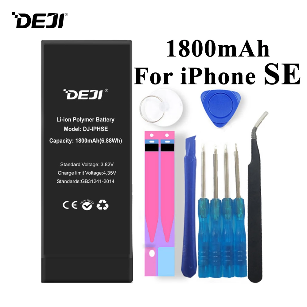 Аккумулятор Deji для iPhone SE 7 Plus 7/7P 1800-3410 мАч встроенный литий-полимерный аккумулятор