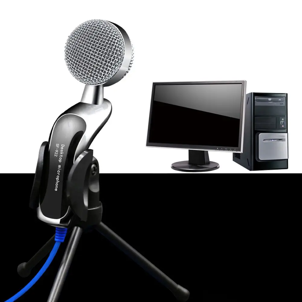 SF 922B профессиональный звук USB конденсаторный микрофон Podcast студия для ПК ноутбука