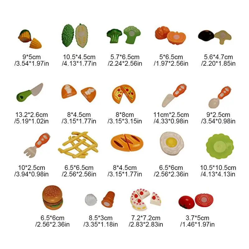 

19-23 PCS Children Mini Kitchen Cookware Pot Pan Kids Pretend Cook Play Toy Simulation Kitchen Utensils Toys Set Children Gift