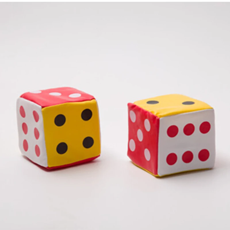 10 см большая кожаная губка игральные кости шесть сторонних мест для игры игрушка