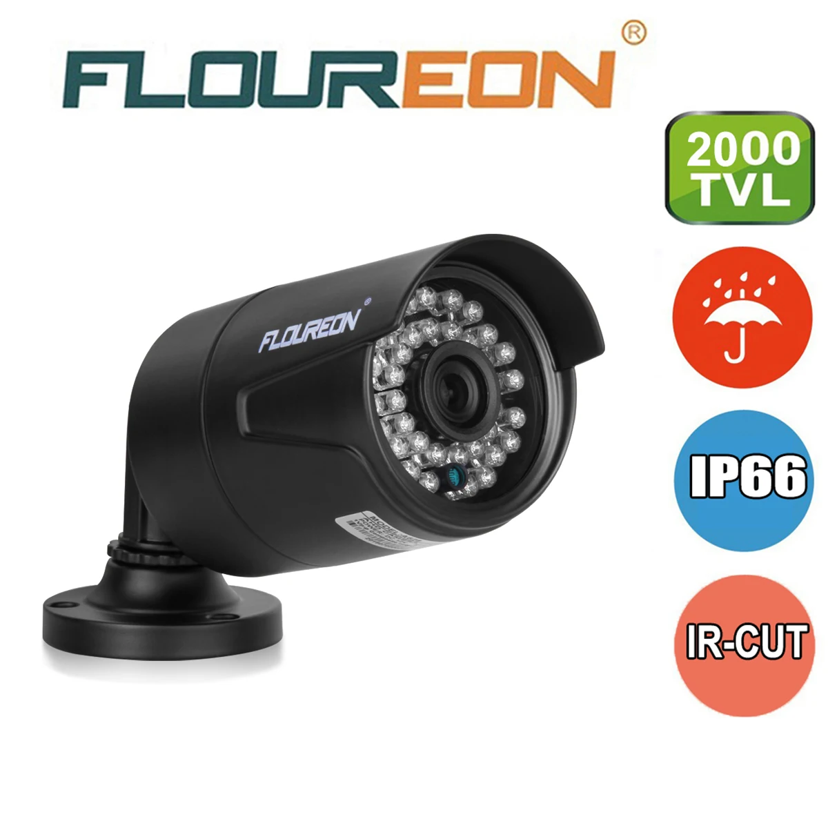 Floureon 960 P AHD 1 3 МП 2000TVL водонепроницаемый уличный для видеонаблюдения камера Ночное
