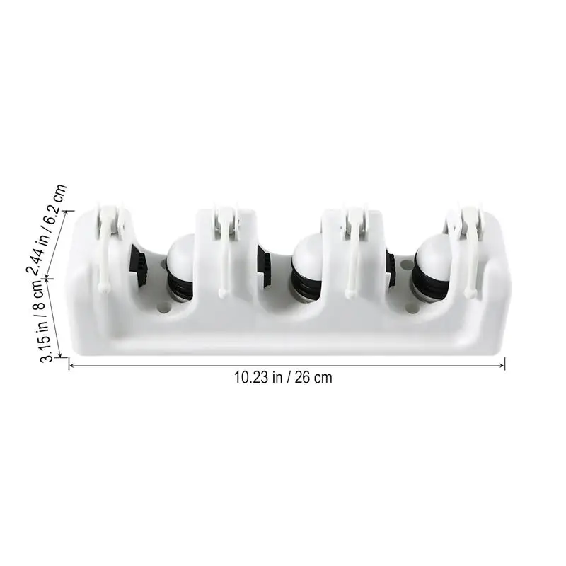 Mop Broom Holder Wall Mounted Storage Rack for Closet Rakes Garden Garage Tool | Umbrella Accessories