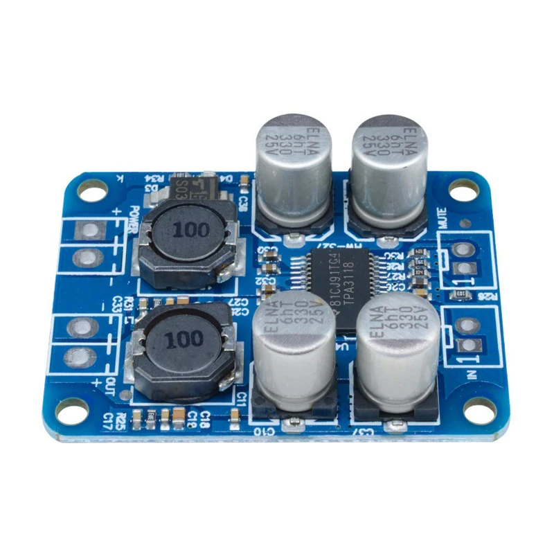 TPA3118 BTL 60 Вт моно цифровой аудио усилитель мощности плата AMP модуль чип 1X60W 4 8 Ом для