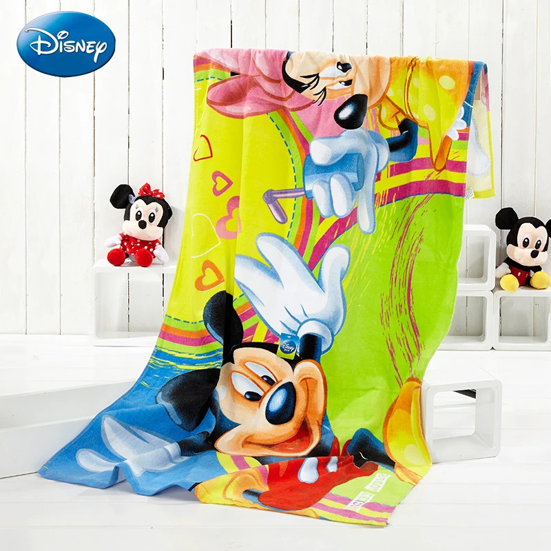 Лицензионный продукт Мультяшные анимационные полотенца Disney 150*75 см новинка
