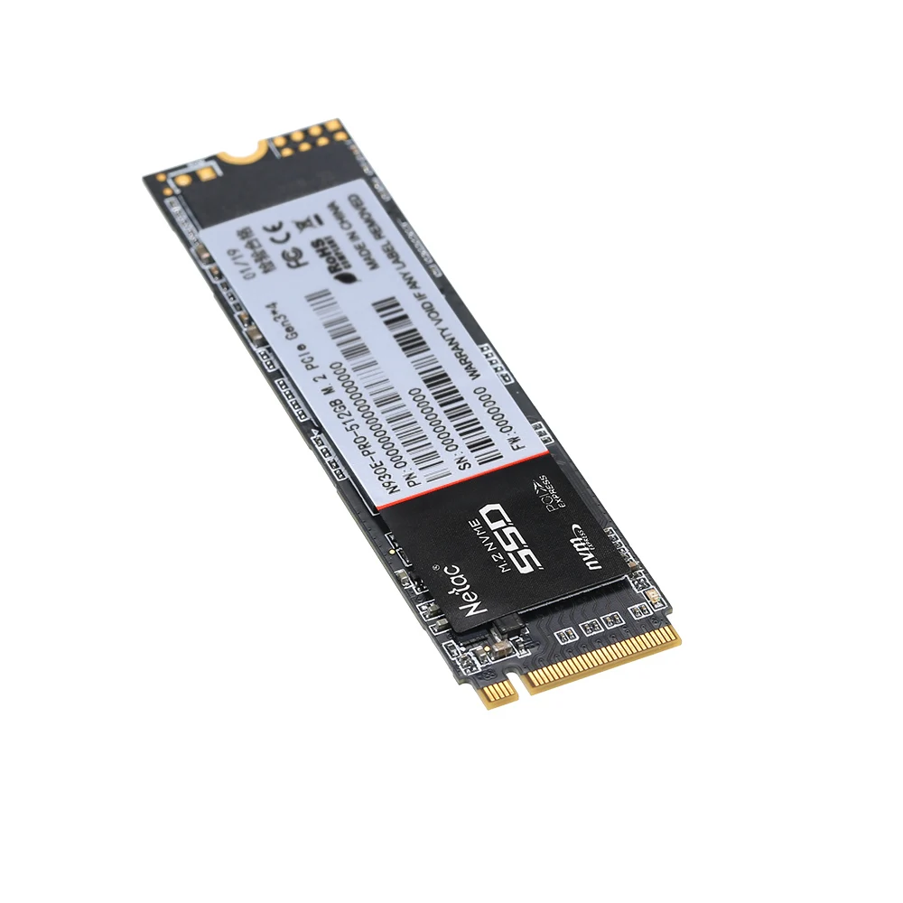 Твердотельный накопитель Netac SSD 128 ГБ 256 512 ssd Pro M.2 2280 NVMe PCIe Gen3 * 4 3D MLC/TLC NAND|Внутренние