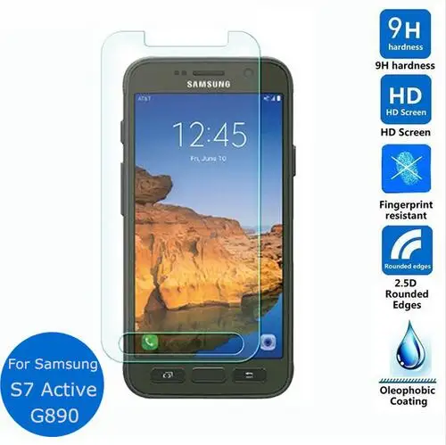 

10pcs/lot Tempered Glass Original 9H Explosion-proof Protective Film Screen Protector For Samsung Galaxy S7 Active G891 Guard