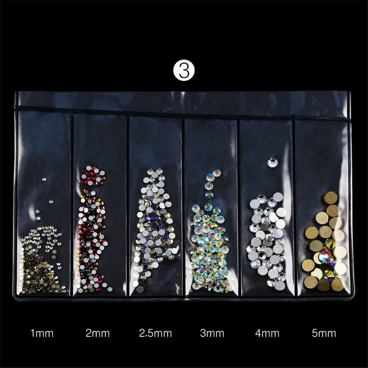 Ultra Mini Diamond Shine Iridescent Chameleon AB Clear 3D Rhinestones Flatback Crystals for Nail Art Decoration Diy Phone Crafts | Красота и