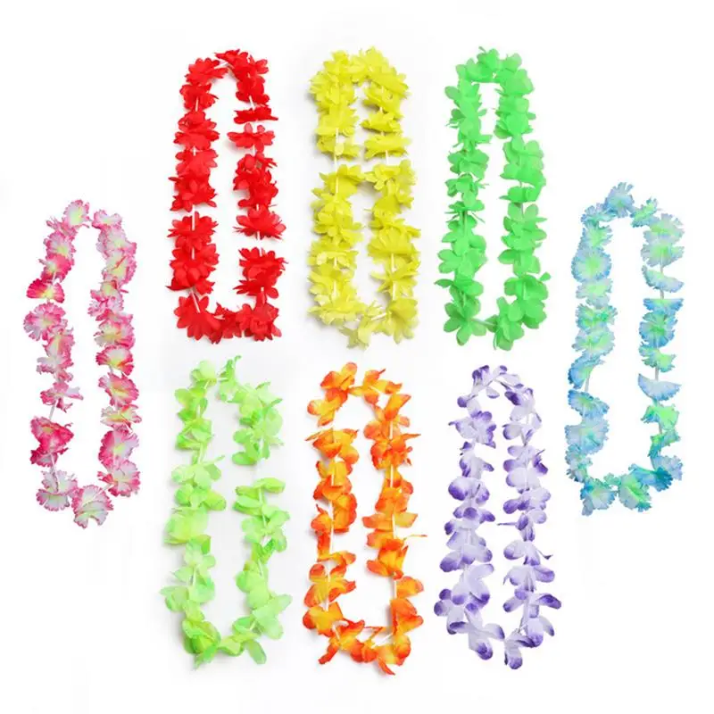 

50PCS Fashion Hawaiian Garland Neck Wreath Home Party Outdoor Party Car Decoration Tool Farewell Welcome party Meeting Tool