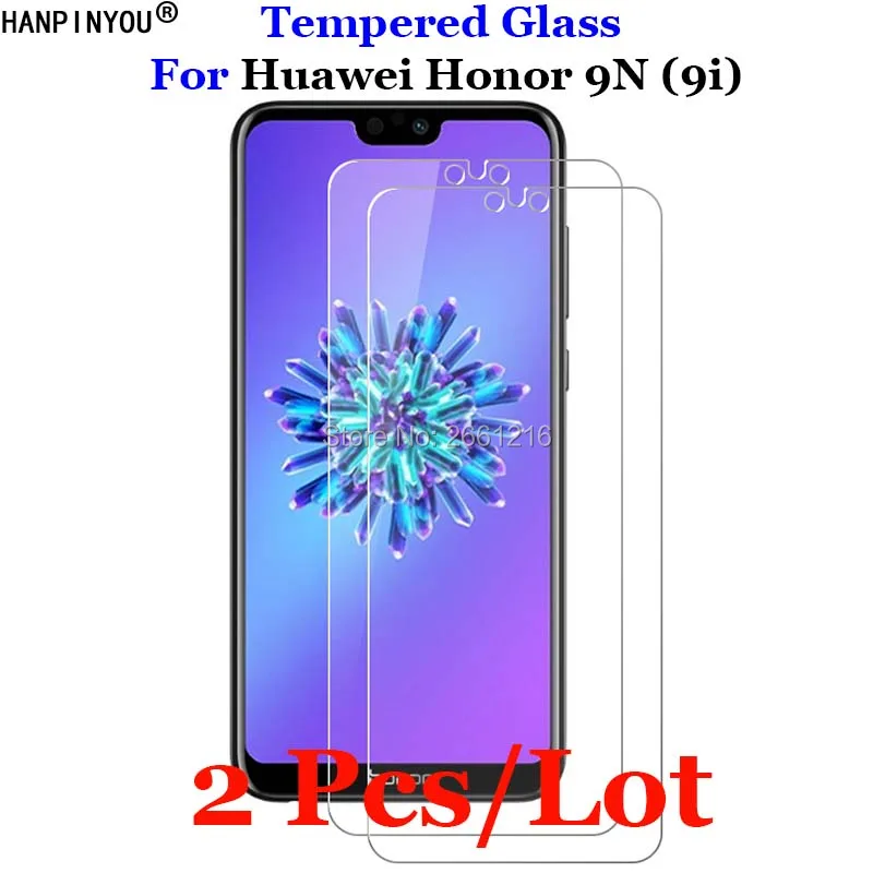 

2 Pcs/Lot For Huawei Honor 9N Tempered Glass 9H Premium Screen Protector Film For Huawei Honor 9N (9i) 5.84"