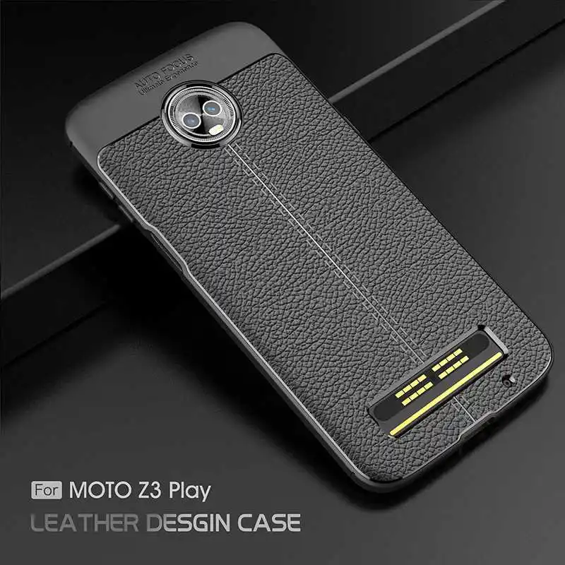 Mokoemi модные личи шаблон защита от ударов мягкая 5 7 &quotдля Motorola Moto Z3 играть