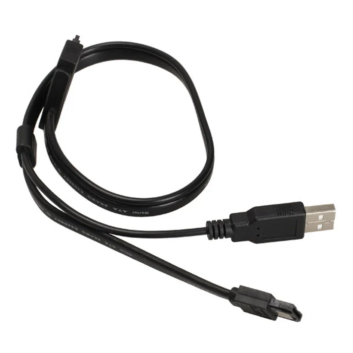 

CYSM 2.5" inch Hard Disk Drive SATA 22Pin TO Esata Data + USB Powered Cable 50cm