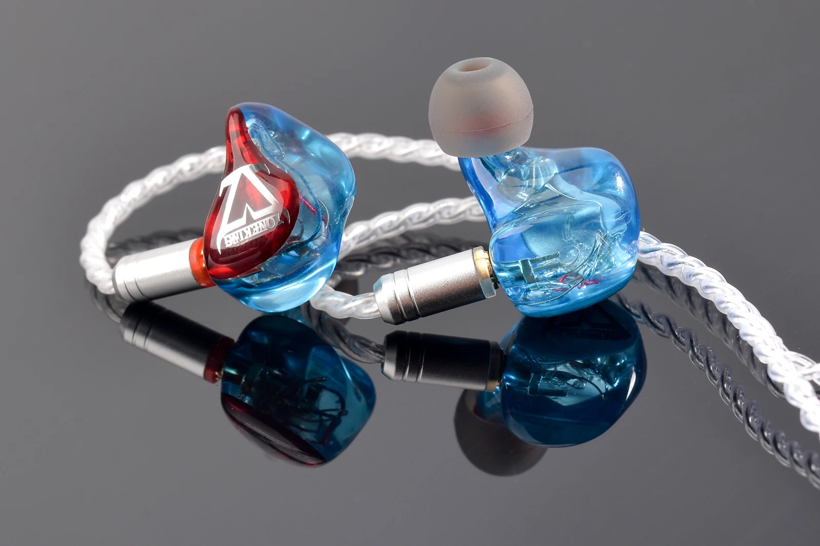 TONEKING T4 4BA Hifi Music Studio In Ear Earphone 4 Balanced Armature HIFI Monitor Stereo MP3 Earbuds w/ MMCX Cable | Электроника