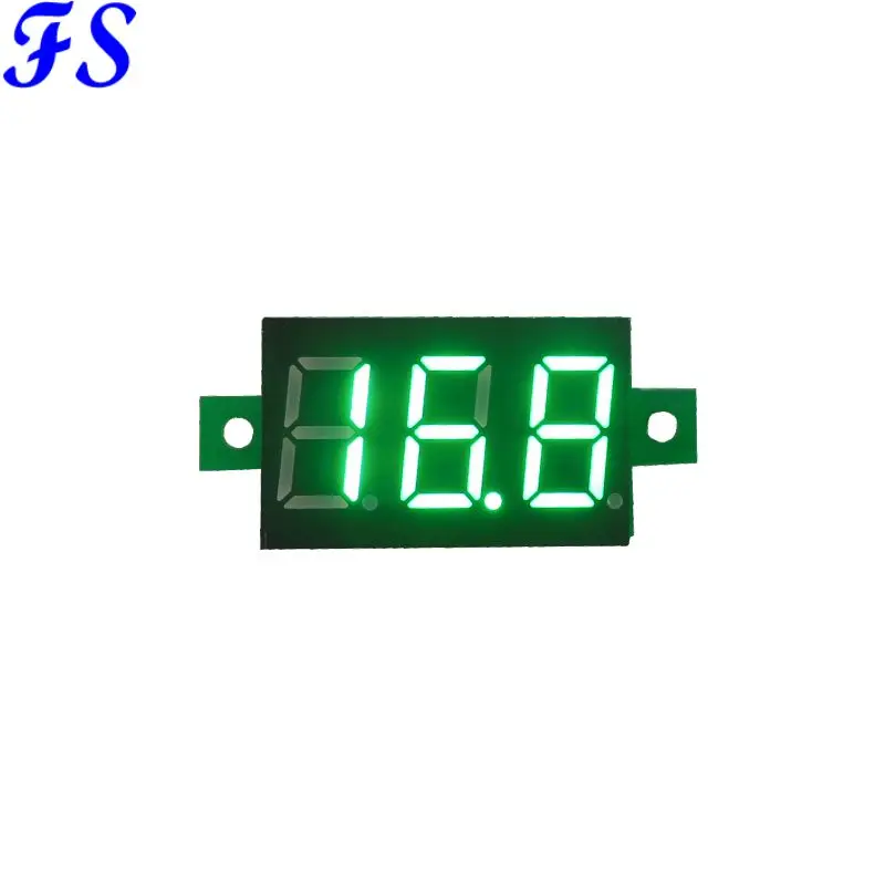 YB20 Мини цифровой вольтметр измеритель напряжения DC2.5V-30V светодиодный экран