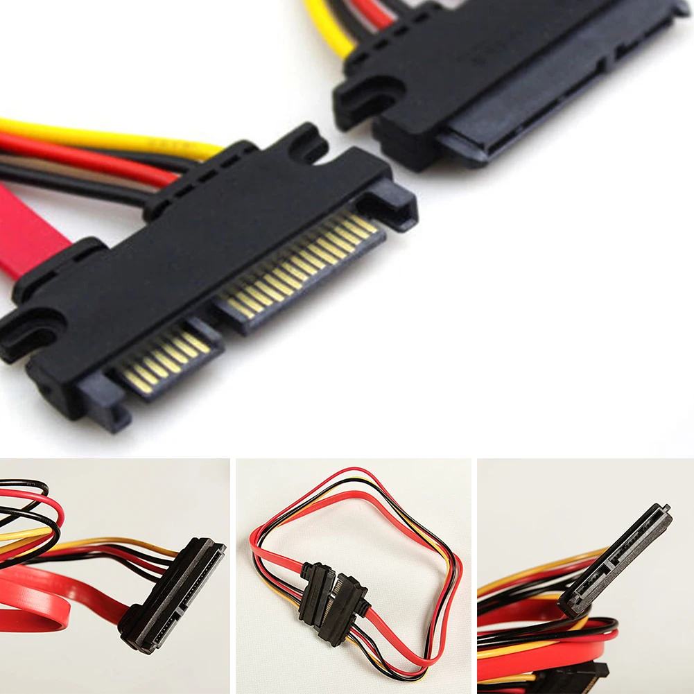 30 см 7 + 15 Pin Serial ATA SATA Data Power Combo удлинитель соединитель Conterver жесткий диск