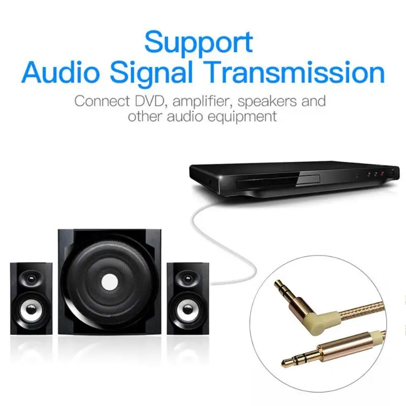 Аудиокабель 3 5 мм с разъемом Папа-папа аудиокабель прямым углом 90 градусов для