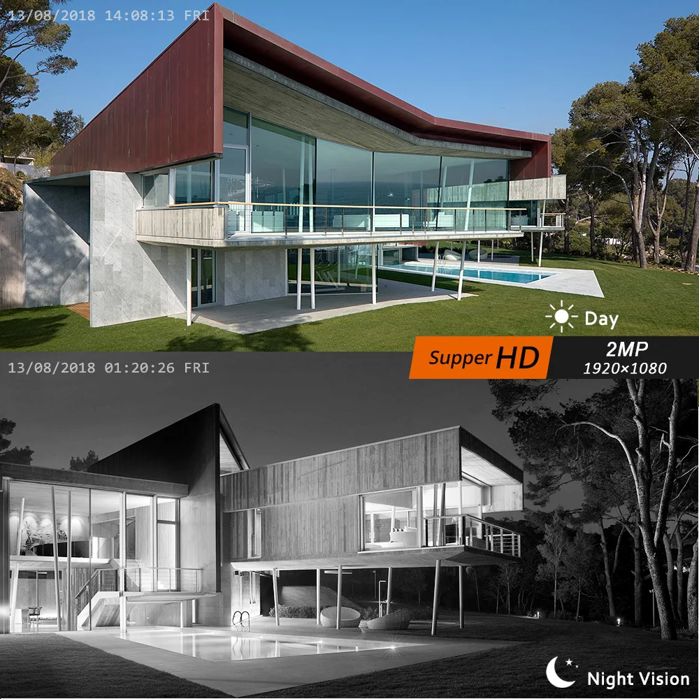 Камера видеонаблюдения 1200TVL AHD 720P 1080P с ИК-фильтром | Безопасность и защита