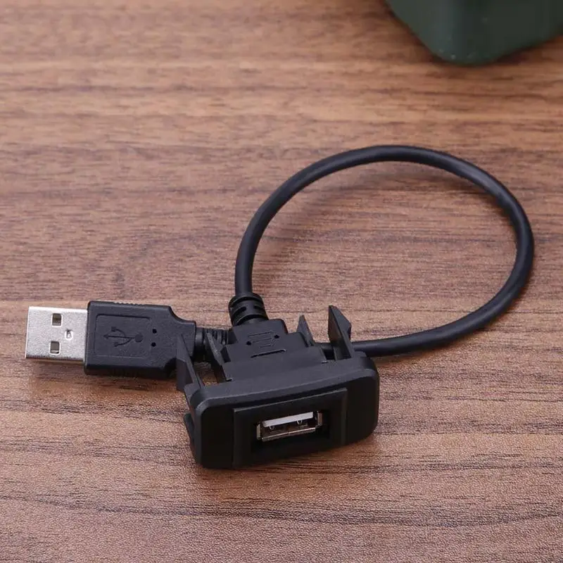 12-24 В AUX USB порт кабель Шнур провода адаптер для Toyota VIGO/Vios/Corolla авто аксессуары