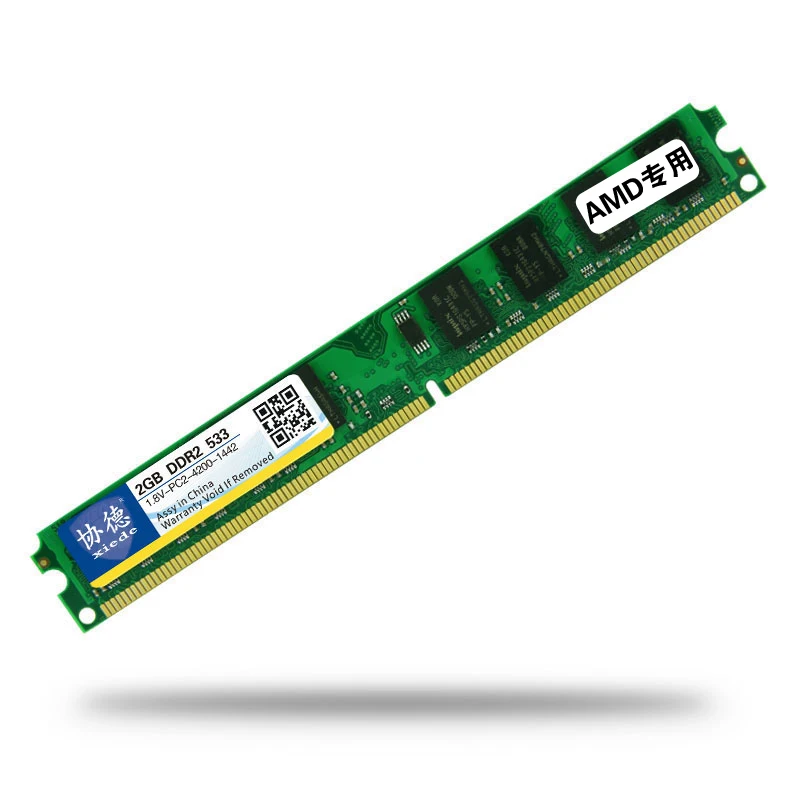 IG XIEDE настольный компьютер оперативная память модуль DDR2 533 PC2 4200 240PIN DIMM 533MHz для AMD