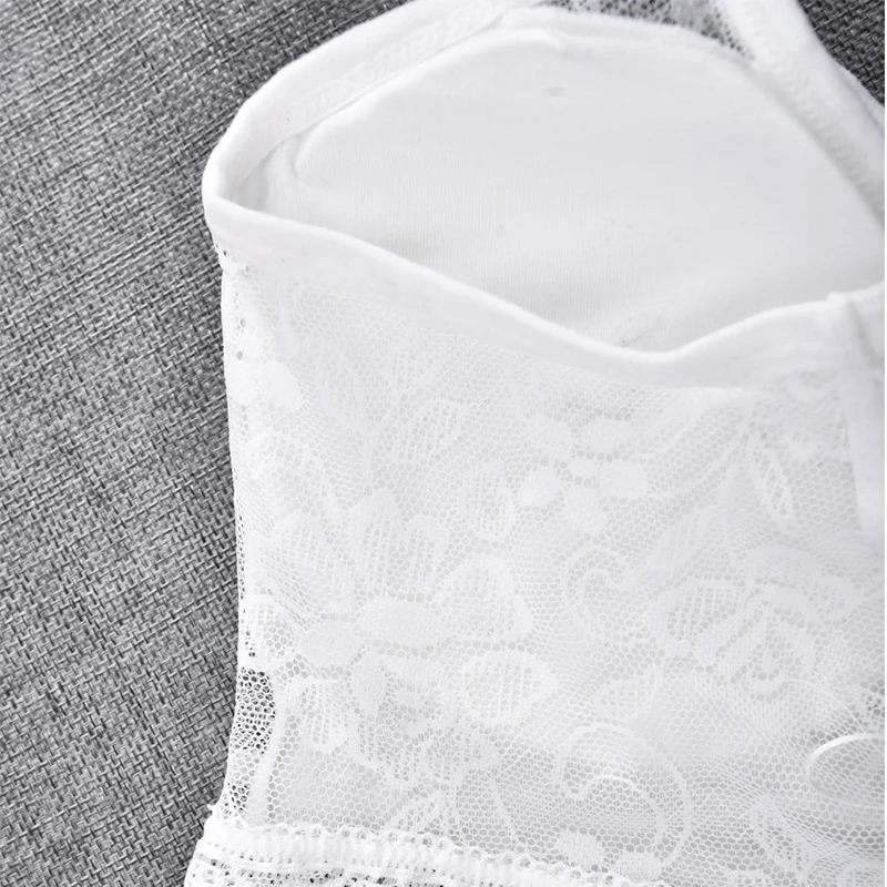 Новинка 2019 женский кружевной топ без косточек бюстгальтер для сна сексуальное