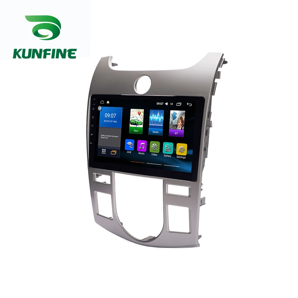 Восьмиядерный 1024*600 Android 8 1 автомобильный DVD GPS навигационный плеер Deckless стерео для