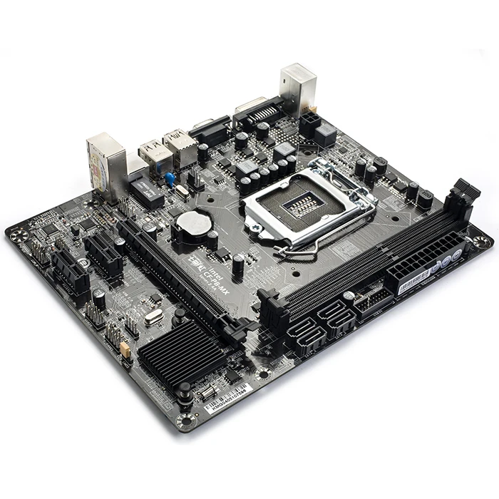Красочные C. H81M все твердотельные V24A Intel материнская плата mATX двухканальная DDR3