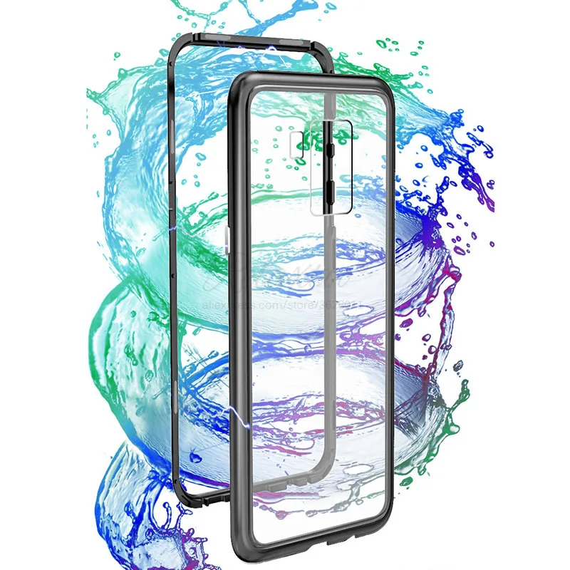 Для Samsung A30 чехол с магнитной адсорбцией флип для Galaxy A 30 магнит металлический