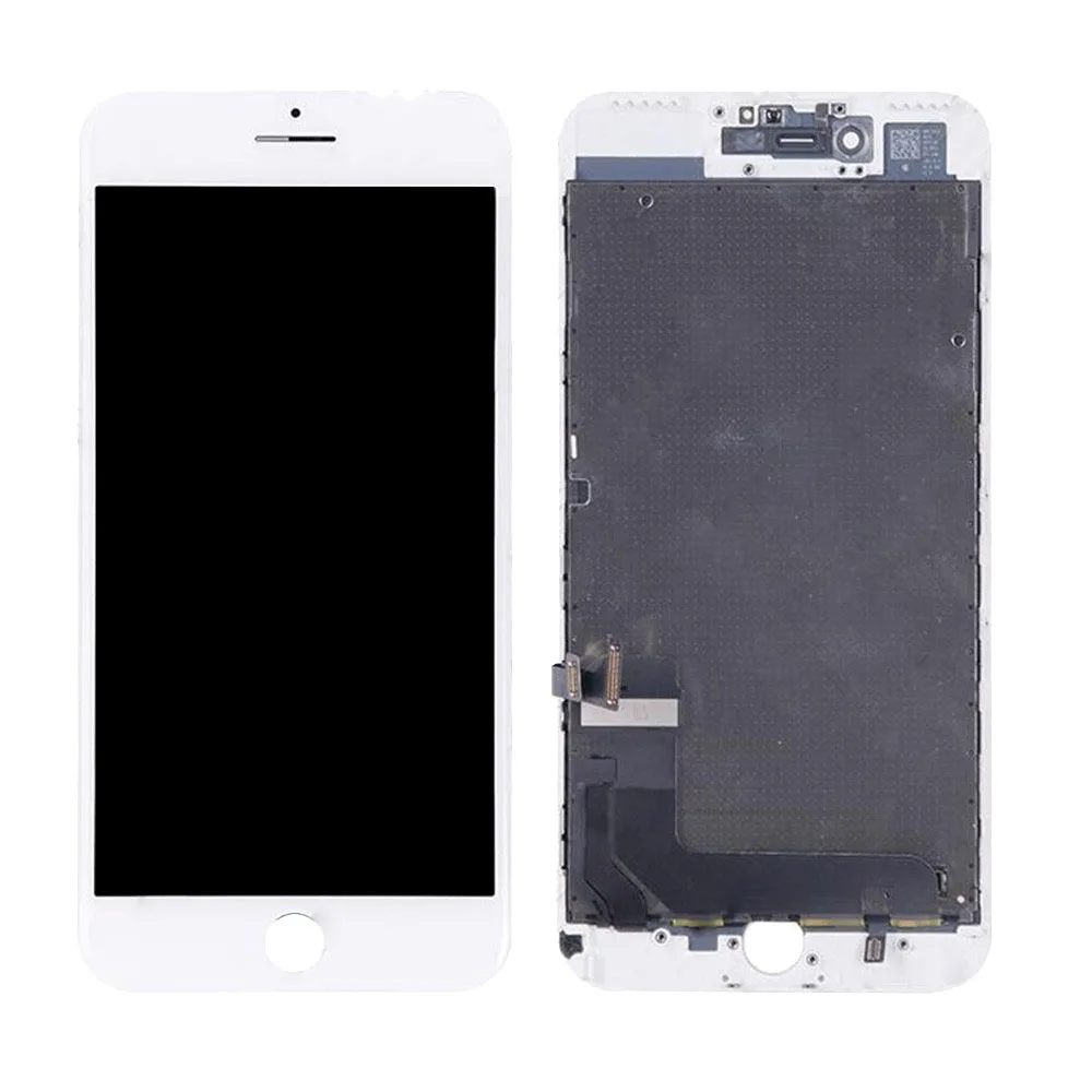 Восстановленный ЖК-дигитайзер в сборе для iPhone 7 Plus черный/белый панель класса AAA