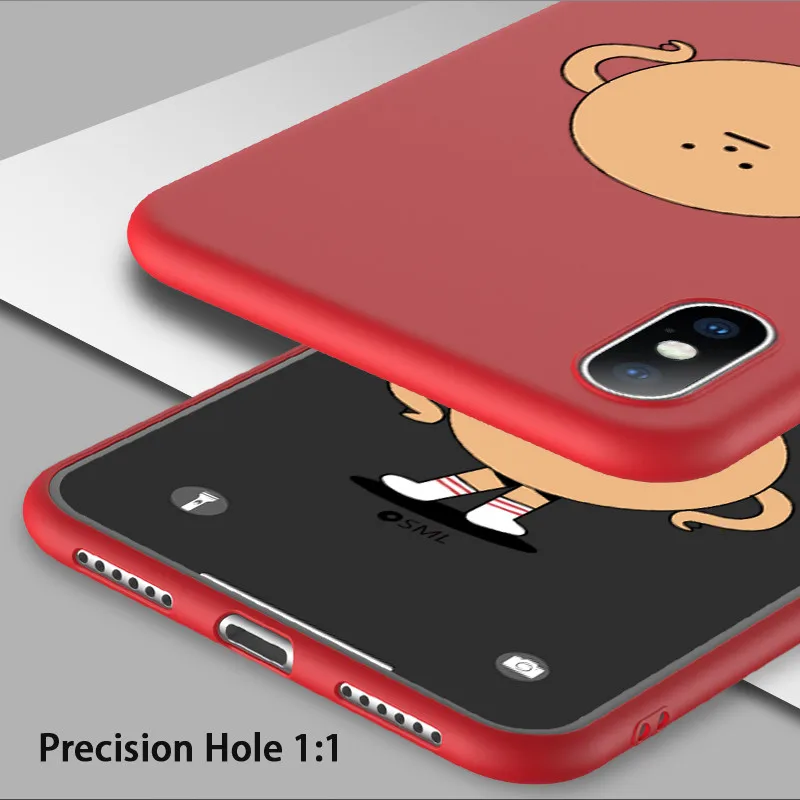 Lovebay Забавные милые чехлы для телефонов с принтом свинки iPhone 6 5 5S SE S 7 8 Plus чехол X XS
