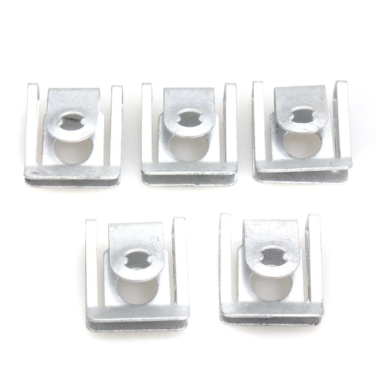 5 пар серебряных зажимов для поддонов двигателя брызгозащитные зажимы Защитная