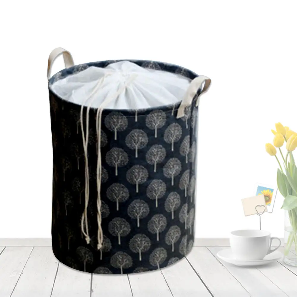 Simple Foldable Sundry Storage Bucket Household Articles For Use In Dirty Clothes Laundry Wardrobe Basket | Дом и сад