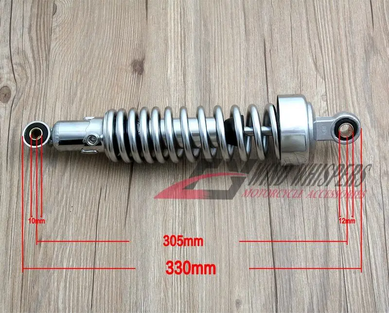 Задние амортизаторы 305 мм 2 шт. для Yamaha Virago Vstar XV 250 400 535 750 En500 Kawasaki VN 500 800 Honda Magna