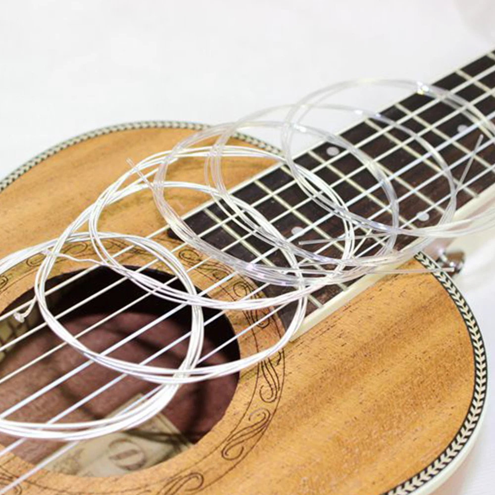 Clear Nylon Classical Guitar Strings Silver Plated Copper Accessories | Спорт и развлечения